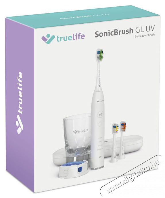 TRUELIFE SonicBrush GL UV Elektromos fogkefe Sz&eacute;ps&eacute;g&aacute;pol&aacute;s / Eg&eacute;szs&eacute;g - Sz&aacute;j / fog &aacute;pol&aacute;s - Elektromos fogkefe - 526510