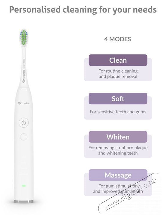 TRUELIFE SonicBrush GL UV Elektromos fogkefe Sz&eacute;ps&eacute;g&aacute;pol&aacute;s / Eg&eacute;szs&eacute;g - Sz&aacute;j / fog &aacute;pol&aacute;s - Elektromos fogkefe - 526510