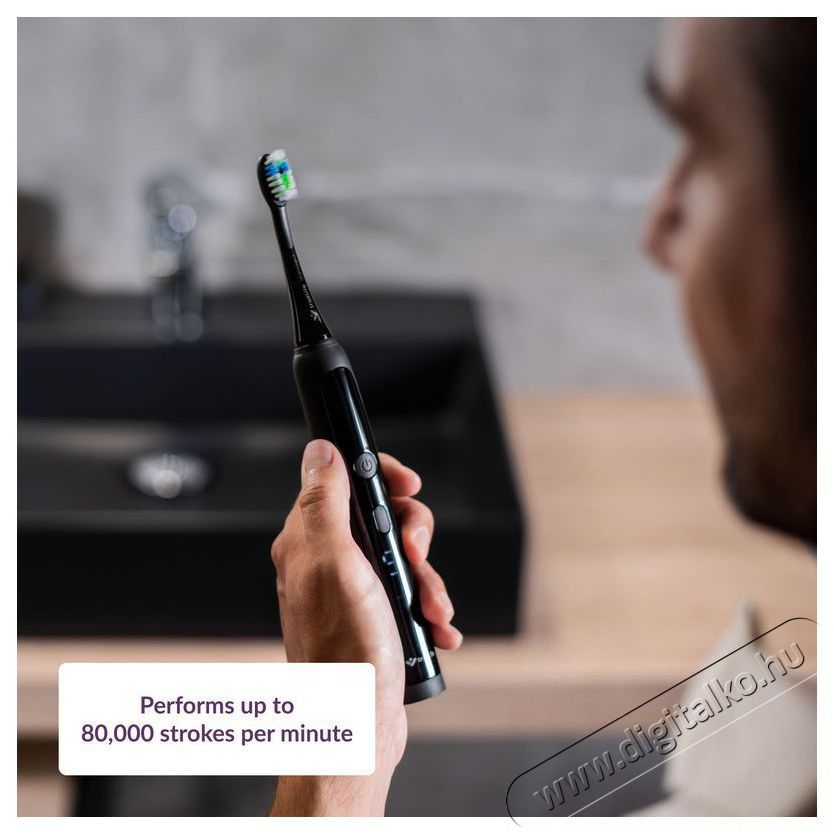 TRUELIFE SonicBrush K150 UV Elektromos fogkefe Sz&eacute;ps&eacute;g&aacute;pol&aacute;s / Eg&eacute;szs&eacute;g - Sz&aacute;j / fog &aacute;pol&aacute;s - Elektromos fogkefe - 526512