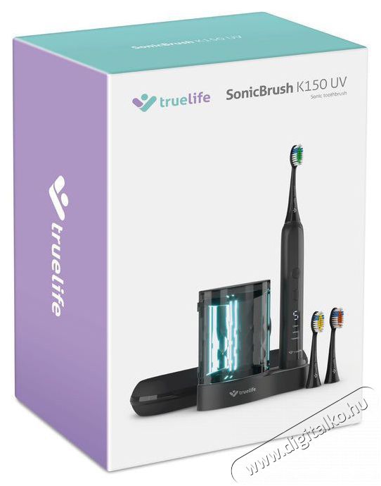 TRUELIFE SonicBrush K150 UV Elektromos fogkefe Sz&eacute;ps&eacute;g&aacute;pol&aacute;s / Eg&eacute;szs&eacute;g - Sz&aacute;j / fog &aacute;pol&aacute;s - Elektromos fogkefe - 526512