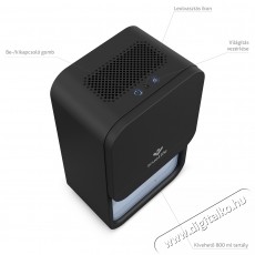 TRUELIFE DH3, fekete p&aacute;ramentes&iacute;tő Sz&eacute;ps&eacute;g&aacute;pol&aacute;s / Eg&eacute;szs&eacute;g - L&eacute;gtiszt&iacute;t&oacute; / p&aacute;r&aacute;s&iacute;t&oacute; / p&aacute;r&aacute;tlan&iacute;t&oacute; - P&aacute;ramentes&iacute;tő - 532379