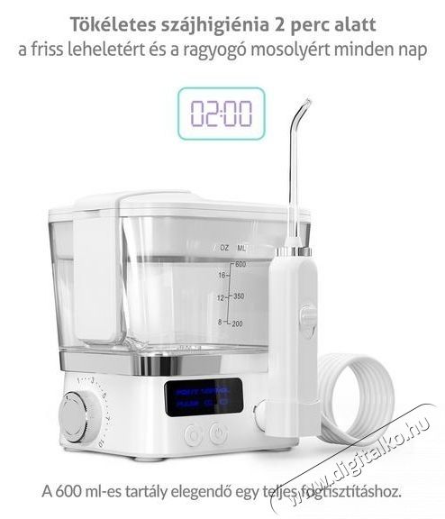 TRUELIFE AquaFloss Station F300 White Elektromos sz&aacute;jzuhany Sz&eacute;ps&eacute;g&aacute;pol&aacute;s / Eg&eacute;szs&eacute;g - Sz&aacute;j / fog &aacute;pol&aacute;s - Sz&aacute;jzuhany - 540552