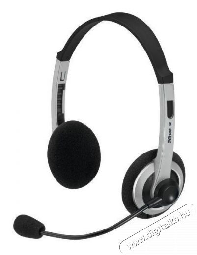 Trust ComfortFit headset (15480) Audio-Video / Hifi / Multimédia - Fül és Fejhallgatók - Fejhallgató mikrofonnal / headset - 307372