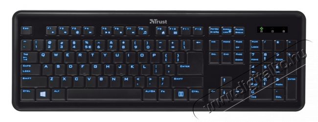 Trust eLight LED Illuminated Keyboard (17376) Iroda &eacute;s sz&aacute;m&iacute;t&aacute;stechnika - Billentyűzet / billentyűzet szett - Vezet&eacute;k n&eacute;lk&uuml;li - 307392
