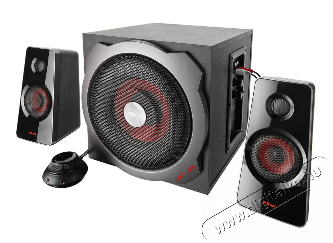 Trust GXT 38 2.1 Subwoofer Speaker Set (19023) Iroda és számítástechnika - PC hangszóró / hangfal - 307424