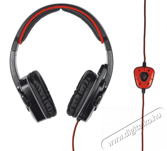 Trust GXT 340 7.1 Surround Gamer headset (19116) Audio-Video / Hifi / Multimédia - Fül és Fejhallgatók - Fejhallgató mikrofonnal / headset - 307422