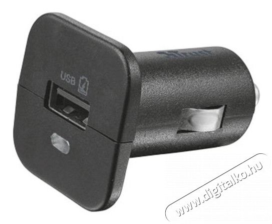 Trust autós adapter USB - 12W (19165) Mobil / Kommunikáció / Smart - Mobiltelefon kiegészítő / tok - Hálózati-, autós töltő - 307366