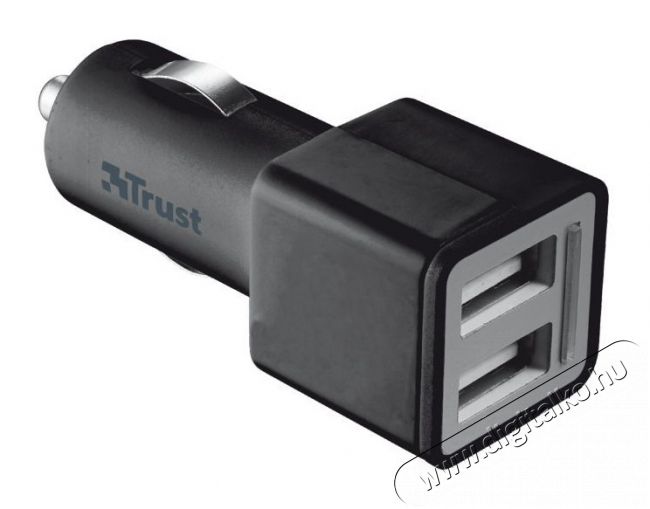Trust Univerzális autós töltő 2 USB port - 2x12W (19171) Mobil / Kommunikáció / Smart - Mobiltelefon kiegészítő / tok - Hálózati-, autós töltő - 307361