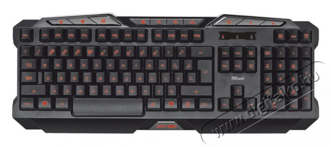Trust GXT 280 LED Illuminated Gamer billentyűzet (19473) Iroda és számítástechnika - Billentyűzet / billentyűzet szett - Vezetékes - 307417