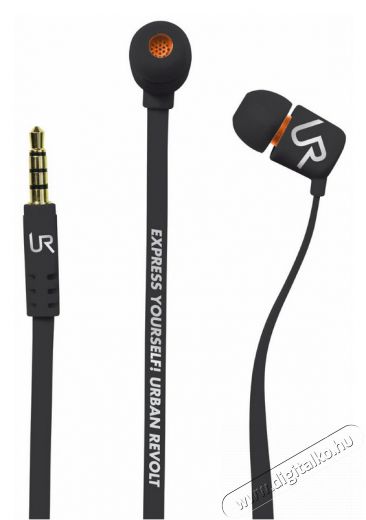 Trust Urban Duga In-ear headset - fekete (19878) Audio-Video / Hifi / Multimédia - Fül és Fejhallgatók - Fülhallgató mikrofonnal / headset - 307384