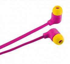 Trust Flash Reflecting In-ear fülhallgató (19934) - magenta Audio-Video / Hifi / Multimédia - Fül és Fejhallgatók - Fülhallgató mikrofonnal / headset - 307404