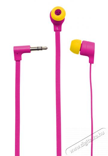 Trust Flash Reflecting In-ear fülhallgató (19934) - magenta Audio-Video / Hifi / Multimédia - Fül és Fejhallgatók - Fülhallgató mikrofonnal / headset - 307404