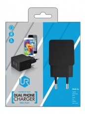 Trust Dual Smartphone Wall Charger (20147) - fekete Mobil / Kommunikáció / Smart - Mobiltelefon kiegészítő / tok - Hálózati-, autós töltő - 307380