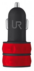 Trust autós adapter dupla USB (20157) - piros Mobil / Kommunikáció / Smart - Mobiltelefon kiegészítő / tok - Hálózati-, autós töltő - 307379