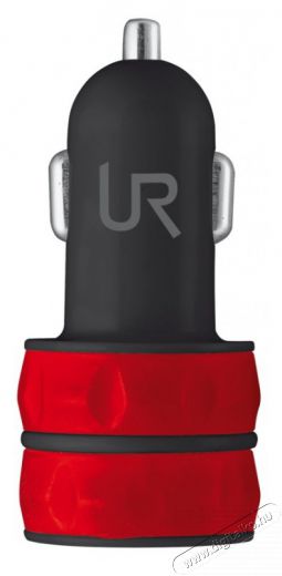 Trust autós adapter dupla USB (20157) - piros Mobil / Kommunikáció / Smart - Mobiltelefon kiegészítő / tok - Hálózati-, autós töltő - 307379