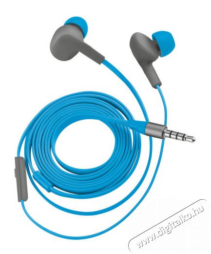 Trust Aurus Waterproof In-ear headset (20837) - kék Audio-Video / Hifi / Multimédia - Fül és Fejhallgatók - Fülhallgató mikrofonnal / headset - 306487