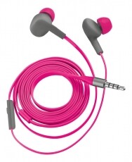Trust Aurus Waterproof In-ear headset (21019) - pink Audio-Video / Hifi / Multimédia - Fül és Fejhallgatók - Fülhallgató mikrofonnal / headset - 306489