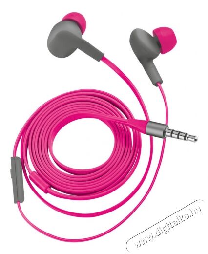 Trust Aurus Waterproof In-ear headset (21019) - pink Audio-Video / Hifi / Multimédia - Fül és Fejhallgatók - Fülhallgató mikrofonnal / headset - 306489