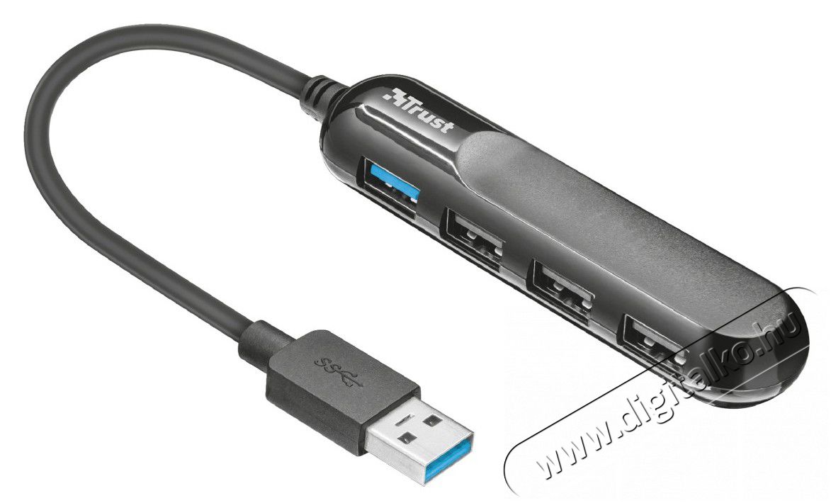 Trust Aliva 4 portos USB 3.1 HUB (22260) Iroda és számítástechnika - Notebook kiegészítő - USB hub / elosztó - 339662