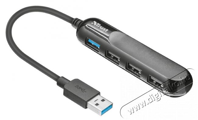 Trust Aliva 4 portos USB 3.1 HUB (22260) Iroda és számítástechnika - Notebook kiegészítő - USB hub / elosztó - 339662