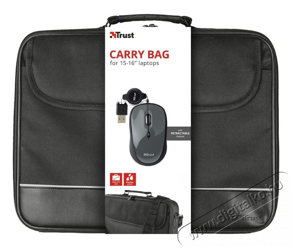 Trust Carry Bag for 15-16 laptops with mouse - 18902 Egyéb - Nem forgalmazzuk ! - 345003