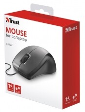 Trust Carve USB egér - fekete Iroda és számítástechnika - Egér - Vezetékes egér - 368526