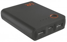 Trust Cinco PowerBank 10400mAh - fekete (20495) Mobil / Kommunikáció / Smart - Powerbank / Külső akkumulátor és töltő - 336982