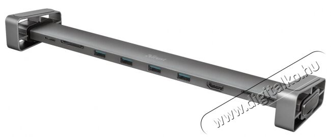 Trust Dalyx USB-C 10 az 1-ben multiport dokkoló Iroda és számítástechnika - Notebook kiegészítő - USB hub / elosztó - 368542