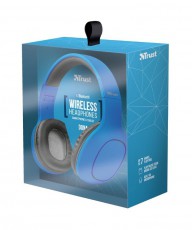 Trust Dona Bluetooth fejhallgató - kék Audio-Video / Hifi / Multimédia - Fül és Fejhallgatók - Fejhallgató mikrofonnal / headset - 351592