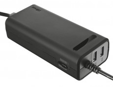 Trust 70W notebook adapter 2 USB porttal (20877) Iroda és számítástechnika - Notebook kiegészítő - Notebook töltő / hálózati adapter - 316941