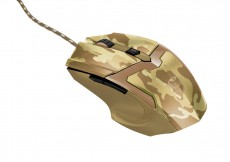 Trust Gaming GXT 101D Gav Optical terepszínű gamer egér (22794) - desert Iroda és számítástechnika - Egér - Vezetékes egér - 341289