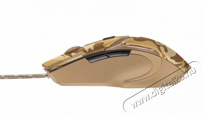 Trust Gaming GXT 101D Gav Optical terepszínű gamer egér (22794) - desert Iroda és számítástechnika - Egér - Vezetékes egér - 341289