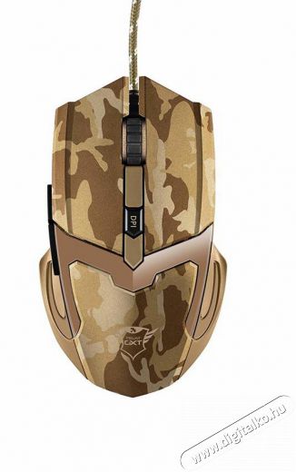 Trust Gaming GXT 101D Gav Optical terepszínű gamer egér (22794) - desert Iroda és számítástechnika - Egér - Vezetékes egér - 341289