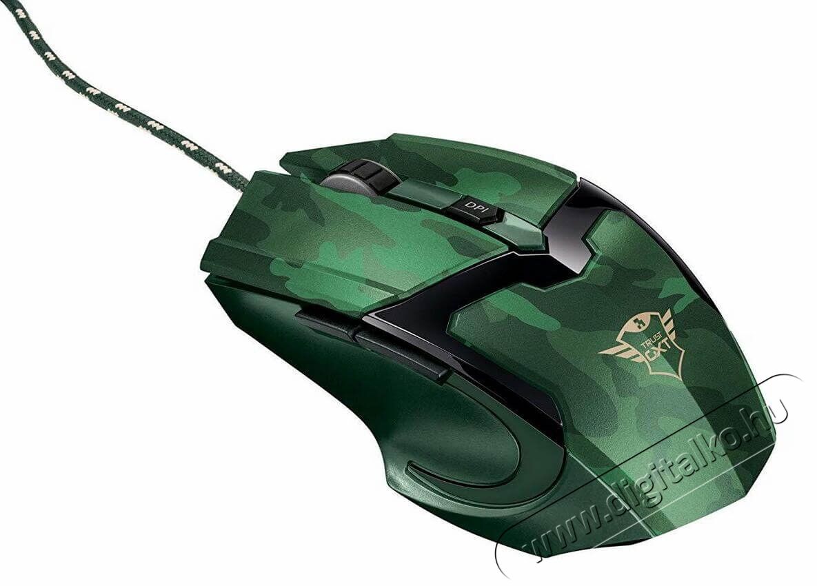 Trust Gaming GXT 101D Gav Optical Mouse - jungle - 22793 Iroda és számítástechnika - Egér - Vezetékes egér - 341290