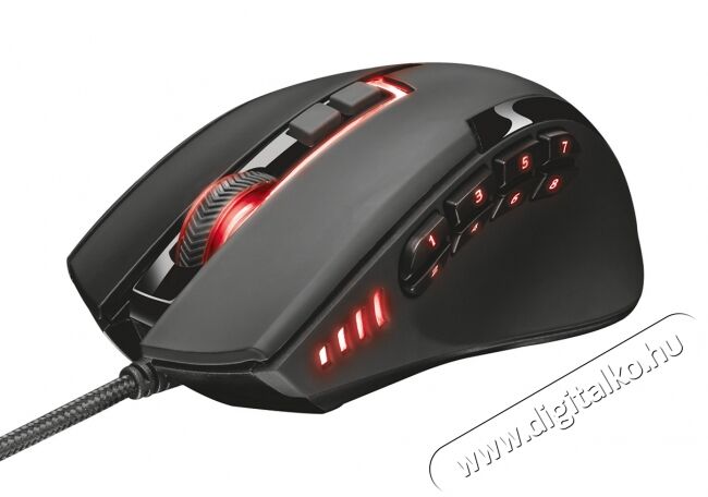 Trust GXT 164 Sikanda MMO Gamer egér (21726) Iroda és számítástechnika - Egér - Vezetékes egér - 329245