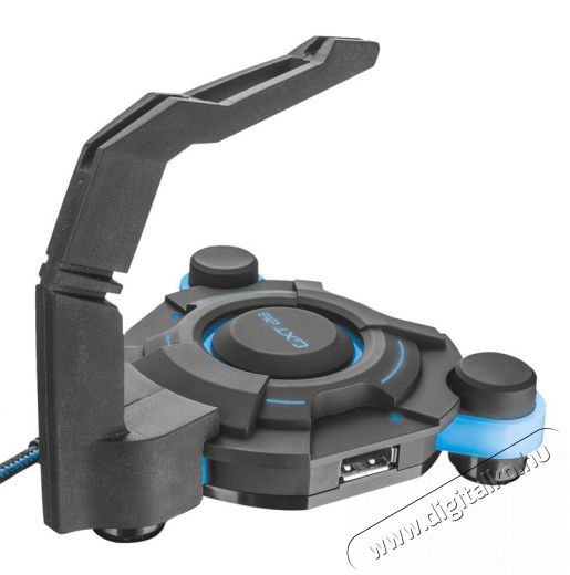 Trust GXT 213 USB HUB + egér kábel tartó (20816) Iroda és számítástechnika - Notebook kiegészítő - USB hub / elosztó - 318121