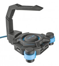 Trust GXT 213 USB HUB + egér kábel tartó (20816) Iroda és számítástechnika - Notebook kiegészítő - USB hub / elosztó - 318121