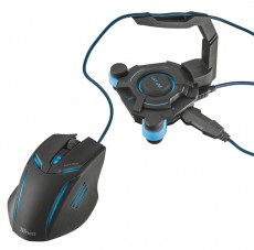 Trust GXT 213 USB HUB + egér kábel tartó (20816) Iroda és számítástechnika - Notebook kiegészítő - USB hub / elosztó - 318121