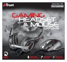 Trust GXT 249 Gamer Headset & egér (20499) Audio-Video / Hifi / Multimédia - Fül és Fejhallgatók - Fejhallgató mikrofonnal / headset - 334052
