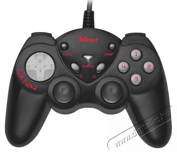 Trust GXT 24 Compact gamepad (17416) Iroda és számítástechnika - Számítógép tartozék - PC kontroller - 316944