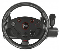Trust GXT 288 kormány + pedál fekete PC/PS3 (20293) Iroda és számítástechnika - Számítógép tartozék - PC kontroller - 318123