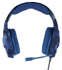Trust GXT 322B Carus Gamer headset (23249) - kék Audio-Video / Hifi / Multimédia - Fül és Fejhallgatók - Fejhallgató mikrofonnal / headset - 348524