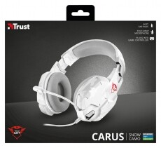 Trust GXT 322W Gamer headset (20864) - fehér Audio-Video / Hifi / Multimédia - Fül és Fejhallgatók - Fejhallgató mikrofonnal / headset - 318126