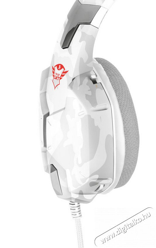 Trust GXT 322W Gamer headset (20864) - fehér Audio-Video / Hifi / Multimédia - Fül és Fejhallgatók - Fejhallgató mikrofonnal / headset - 318126