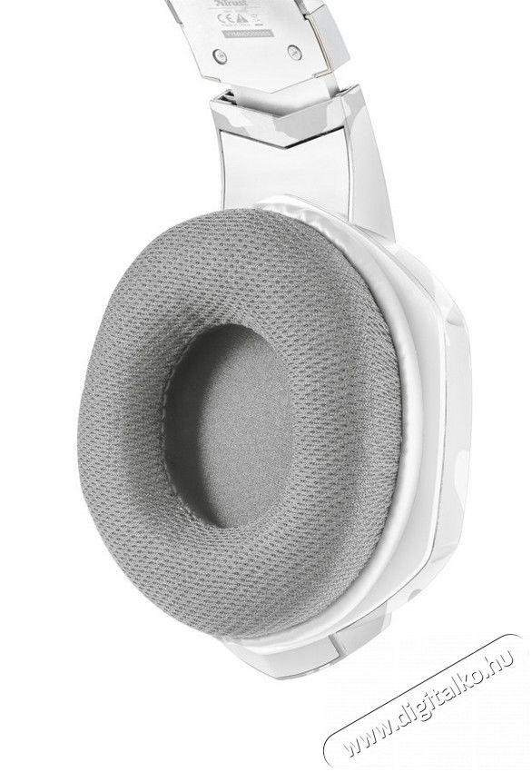 Trust GXT 322W Gamer headset (20864) - fehér Audio-Video / Hifi / Multimédia - Fül és Fejhallgatók - Fejhallgató mikrofonnal / headset - 318126