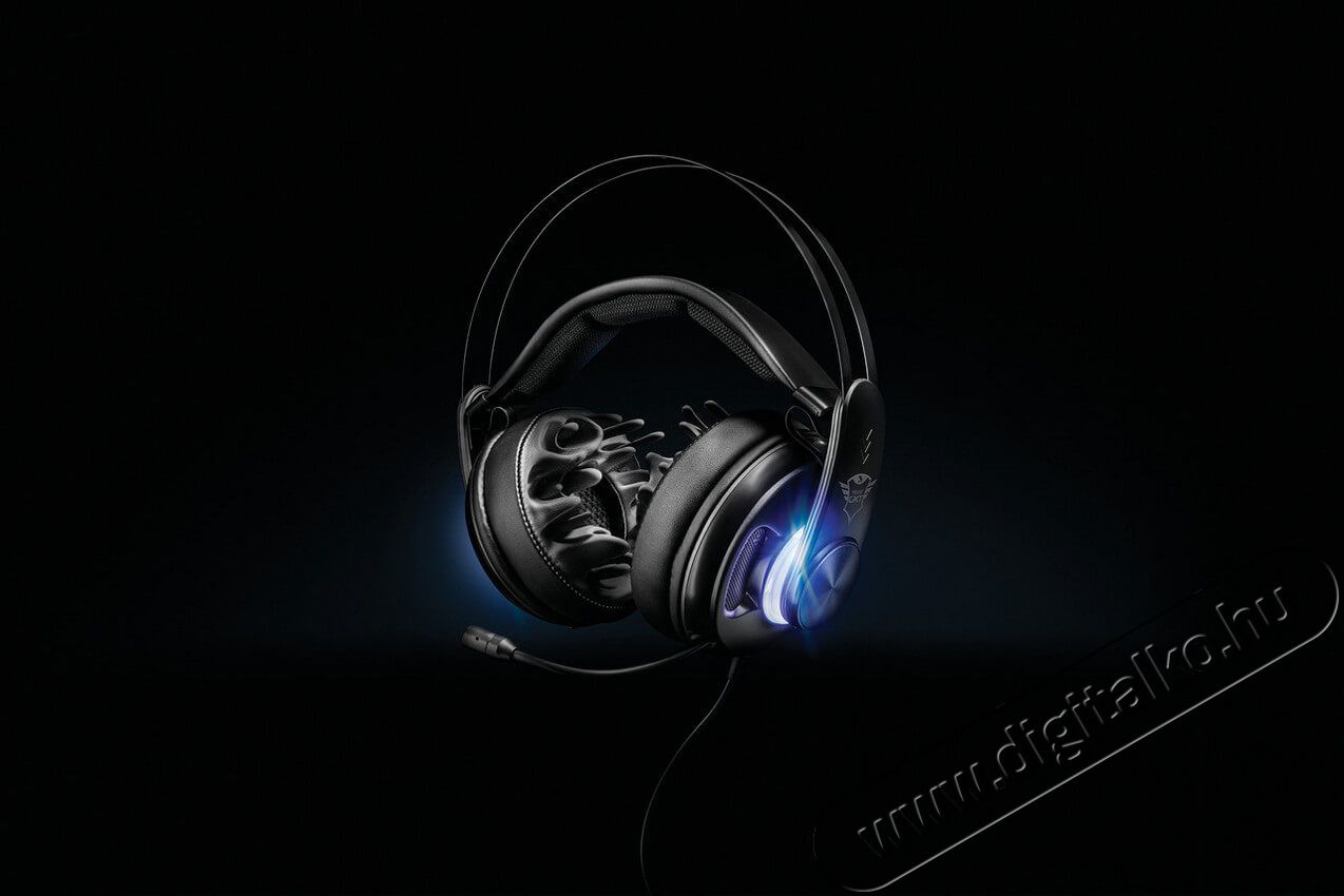 Trust GXT 383 Dion 7.1 Bass Vibration Gamer headset (22055) Audio-Video / Hifi / Multimédia - Fül és Fejhallgatók - Fejhallgató mikrofonnal / headset - 339139