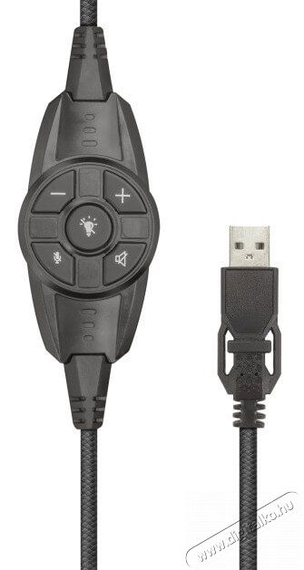 Trust GXT 450 Blizz RGB 7.1 Gamer fejhallgató (23191) Audio-Video / Hifi / Multimédia - Fül és Fejhallgatók - Fejhallgató mikrofonnal / headset - 348525