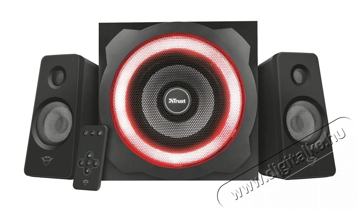 Trust Gaming GXT 629 Tytan 2.1 RGB hangsugárzó szett - 22944 Audio-Video / Hifi / Multimédia - Hangfal - Hangfalszett - Hangfalszett - 344621