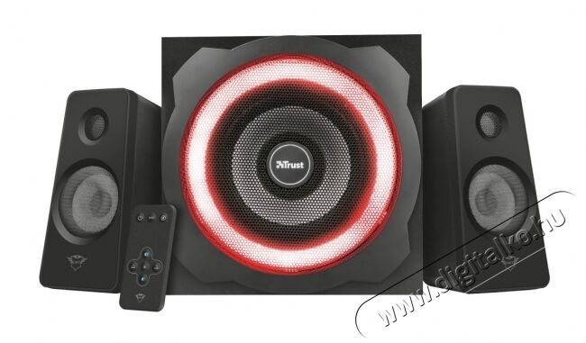 Trust Gaming GXT 629 Tytan 2.1 RGB hangsugárzó szett - 22944 Audio-Video / Hifi / Multimédia - Hangfal - Hangfalszett - Hangfalszett - 344621