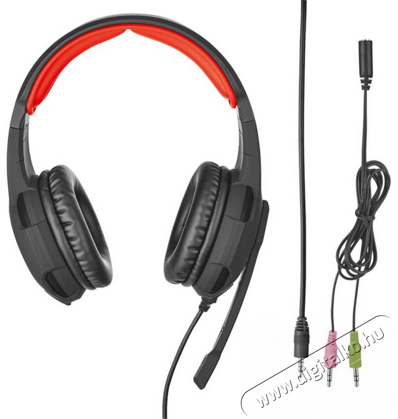 Trust GXT 784 gaming headset és egér szett Audio-Video / Hifi / Multimédia - Fül és Fejhallgatók - Fejhallgató mikrofonnal / headset - 351594